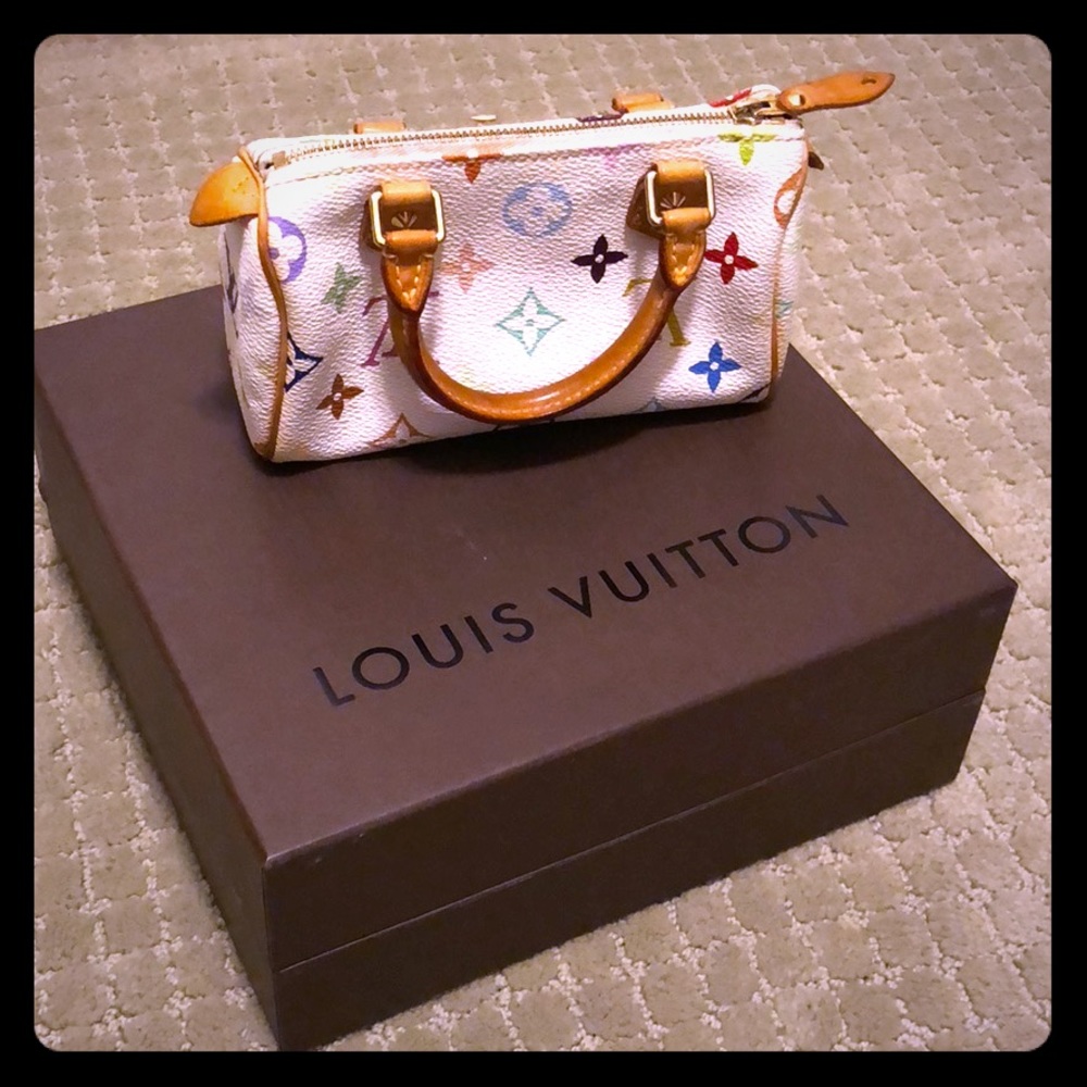 PRICE DROP!! LOUIS VUITTON MULTICOLOR MINI SPEEDY